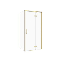 SET C268 KABINA LARGA ZAWIAS PRAWA ZŁOTA MAT 80X90X195 SZK TRANS WIR