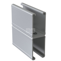 Szyna montażowa podwójna NICZUK SDME, gr. 3 mm, dł. 3000 mm, stal nierdzewna (ocynk galwaniczny)