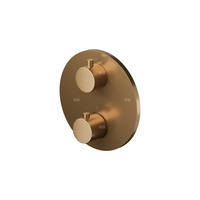 BATERIA WAN-NATR TERMOST. PODTYNKOWA ZEN Z BOKSEM MIEDŹ SZCZOTKOWANA