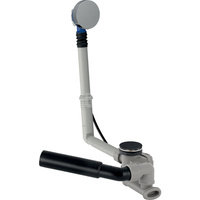 Zestaw odpływowo-przelewowy Geberit, d52, długość 26 cm, z zestawem wykończeniowym: Chrom błyszczący, d=40/50mm