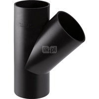 Trójnik GEBERIT HDPE 45' PE 56 mm (króciec z tworzywa sztucznego do spawania/zgrzewaniania x króciec z tworzywa sztucznego do spawania/zgrzewaniania x króciec z tworzywa sztucznego do spawania/zgrzewaniania)