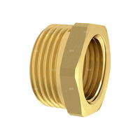 Redukcja nyplowo-mufowa skręcana, GZ/GW ⅜x¼ mosiądz