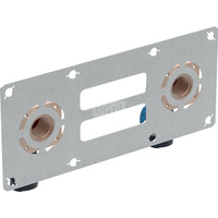 Zestaw kolanek przyłączeniowych Geberit FlowFit 90 st. podwójnych: Materiał=Brąz bezołowiowy (CuSn4Zn2PS), d=16mm, Rp=1/2 ", L1=4.7cm, AD=15cm