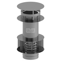 Zakończenie komina JEREMIAS CLV33 stal nierdzewna fi 160/315 mm