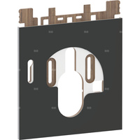 Płyta ozdobna Geberit AquaClean: Czarny / Szkło