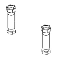 Komplet 2 szt. łączników kocioł - sprzęgło poziome V2 (60-80)