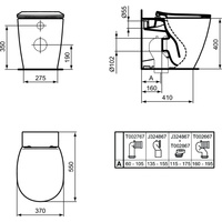 Miska WC stojąca IDEAL STANDARD CONNECT