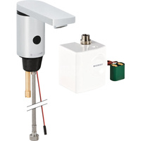 Bateria elektroniczna GEBERIT Typ 186 bez mieszacza, kolor chrom (błyszczący), zasilanie generatorowe