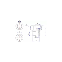 Półśrubunek redukcja RUMET mosiądz 1 1/4'' x 1'' (gw x gz), z uszczelką, 30.5 mm