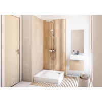 Brodzik akrylowy kwadratowy "Grando" Plus 70x70x17 głęb. 7 cm