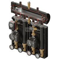 Kompania PRO 564 (SKE 2DC+ 55kW, VTA522, VRG432, pompy DN25 DAB/LFP, siłownik ARA)