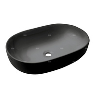 Umywalka nablatowa KORFU czarny