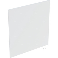 Drzwi do kwadratowej wysokiej szafki z jednymi drzwiami GEBERIT iCon, kol. biały matowy szer.450 mm