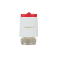 Siłownik elektrotermiczny SALUS T28NC230-8, złącze M28 x 1,5 2 VA, napięcie 230 V AC, kolor biały, kabel 0.9 m, ze wskaźnikiem