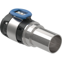 Złączka przejściowa  GEBERIT FlowFit, brąz krzemowy bezołowiowy, 25 mm x 22 mm (złącze do śrubunku zaciskowego x łącznik zaprasowywany)