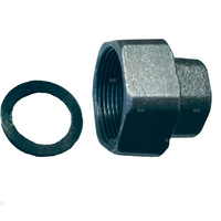 Półśrubunek do pompy Elite 1 1-4" x 2" czarny