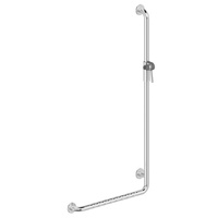 Drążek prysznicowy Koło Lehnen Funktion wygięty, prawy, B67cm, H127cm, stal nierdzewna gładka