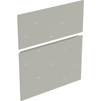 Zestaw frontów szuflad do szafki bocznej GEBERIT, kol. szary