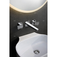 MALAGA CHROM bateria umywalkowa podtynkowa 3-otworowa