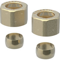 Połśrubunki zaciskowe G1/2-d12 (zest. 2 szt)