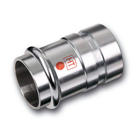 Nypel SANHA NiroTherm Industry, stal nierdzewna, 76,1 mm (zw x GW)