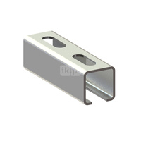 Szyna montażowa NICZUK NSZA, gr. 2 mm, dł. 2000 mm, stal nierdzewna (pasywacja)