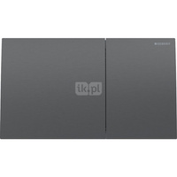 Przycisk uruchamiający Geberit Sigma70, przedni, stal nierdzewna czarny chrom, prostokątny