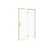 DRZWI NA ZAWIASACH KABINY PRYSZ LARGA ZŁOTA MAT 120X195 PRAWE TRANS