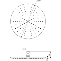 IRAIN DESZCZOWNICA OKRĄGŁA 300MM SILV STORM