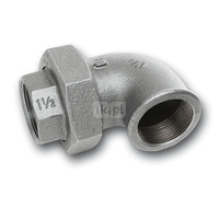 Śrubunek 45' SANHA 95# trzyczęściowy, żeliwo (ocynk galwaniczny/elektrolityczny) (ocynk), 2'' (GW)