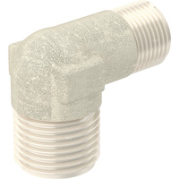 Kolano przyłączeniowe 90', 1/2''–3/8'', do ramki dystansowej Geberit Monolith