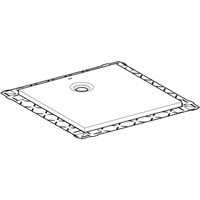 Brodzik kwadratowy Geberit Olona z włókniną uszczelniającą: 90x90cm