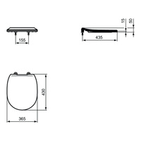 CONNECT DESKA WOLNOOPADAJĄCA THIN