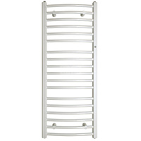 Grzejnik drabinkowy INSTAL-PROJEKT AMBRA R, wym. 1230 x 550 mm, kolor biały/white silk, moc 536W