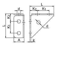 Kształtka XZ7 profilu szer. 30mm XZ7A