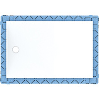 Panel do prysznica bezbrodzikowego Geberit Setaplano, prostokątny: 120x80cm