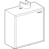 Pokrywa Geberit do natynkowej skrzynki funkcyjnej, do baterii umywalkowych Piave i Brenta, montaż stojący