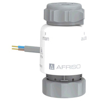 Siłownik termoelektryczny TSA-02 FO, nakrętka M30 x 1,5 mm, 24 V AC/DC, NC, funkcja sterowania ręcznego