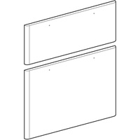 Zestaw frontów szuflad Kolo Traffic do dolnej szafki pod umywalkę, z dwoma szufladami