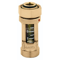 Przepływomierz 3/4" GZ x 3/4" GW nakrętka