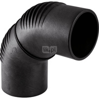 Kolano 88.5' GEBERIT Silent-db20, PE / polietylen, 160 mm, DN 150 x 160 mm x DN 150 (króciec)