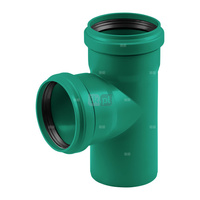 Trójnik MAGNAPLAST KG 2000 KGEA 45' PP-md DN 630 x DN 200 x DN 630 (ww x ww x wz), kolor zielony