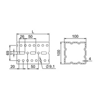 Profil konstrukcyjny KJ 6000mm OGCKJ6
