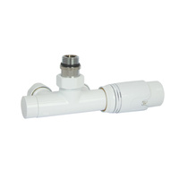 PHA-036RW Zestaw termostat. PN10 z podejściem środkowym z rurką Cu biały