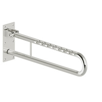 Poręcz ścienna Koło Lehnen Funktion, uchylna, L70cm, stal nierdzewna gładka