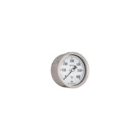 Manometr z rurką Bourdona AFRISO RF chemiczny -1/9 bar G1/2B ekscentryczne fi 100 mm, kl. 1,0%