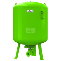 Naczynie wzbiorcze REFLEX DT 1500, pojemność 1500 l, 10 bar / 70'C, kolor zielony, do instalacji C.W.U.