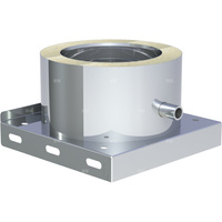 Płyta fundamentowa z odpływem skroplin w bok