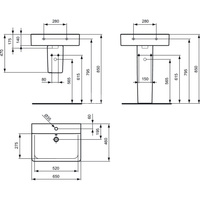 CONNECT CUBE UMYWALKA 65 CM
