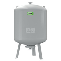 Ciśnieniowe naczynia przeponowe do instalacji grzewczych, chłodniczych i solarnych Reflex V 1500 10 bar / 110 st.C szare